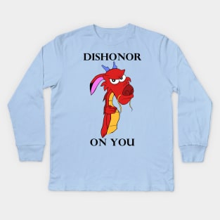 Dishonor On You Kids Long Sleeve T-Shirt